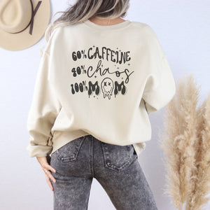 100% Mom Life Crewneck Sweatshirt - Trendznmore