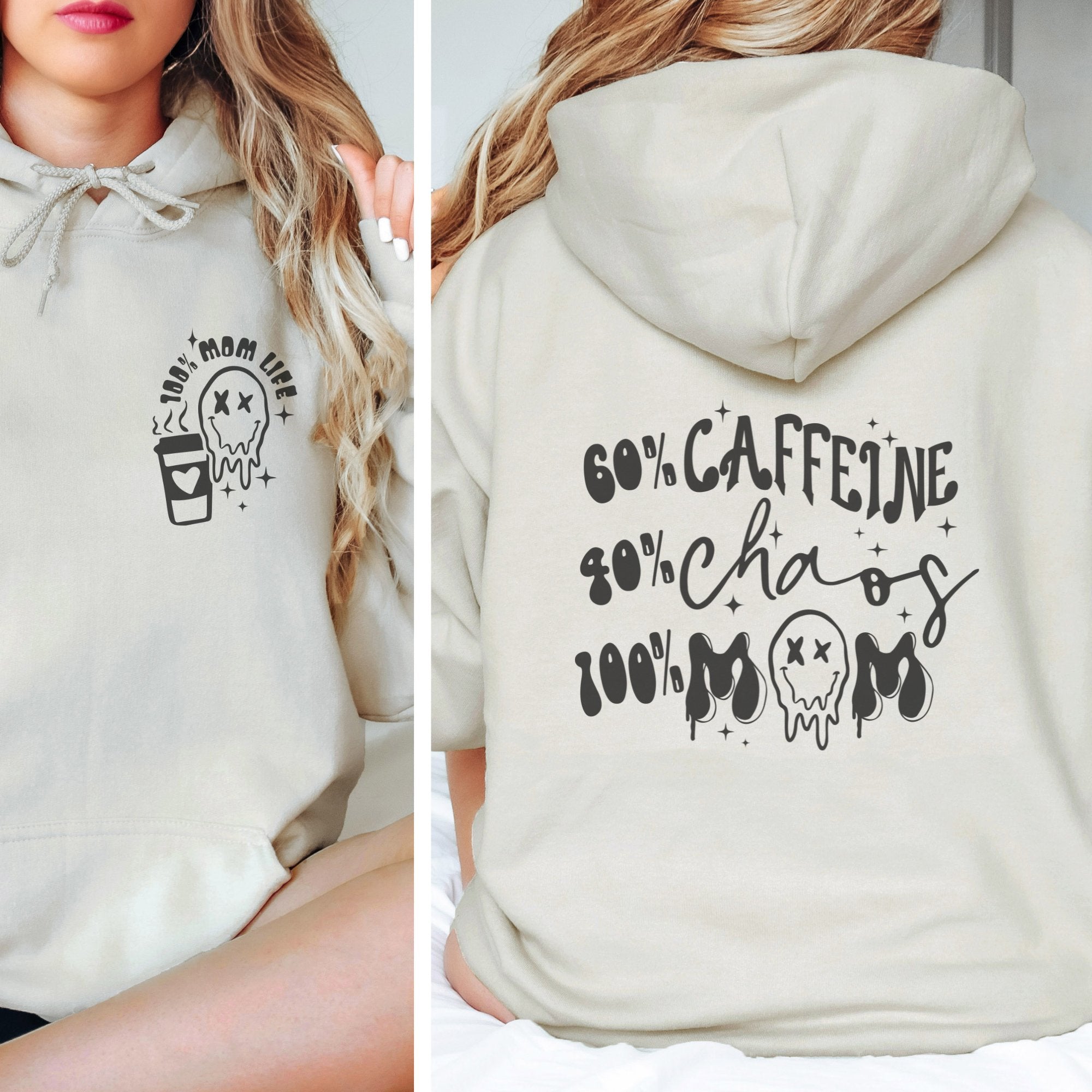 100% Mom Life Hoodie - Trendznmore