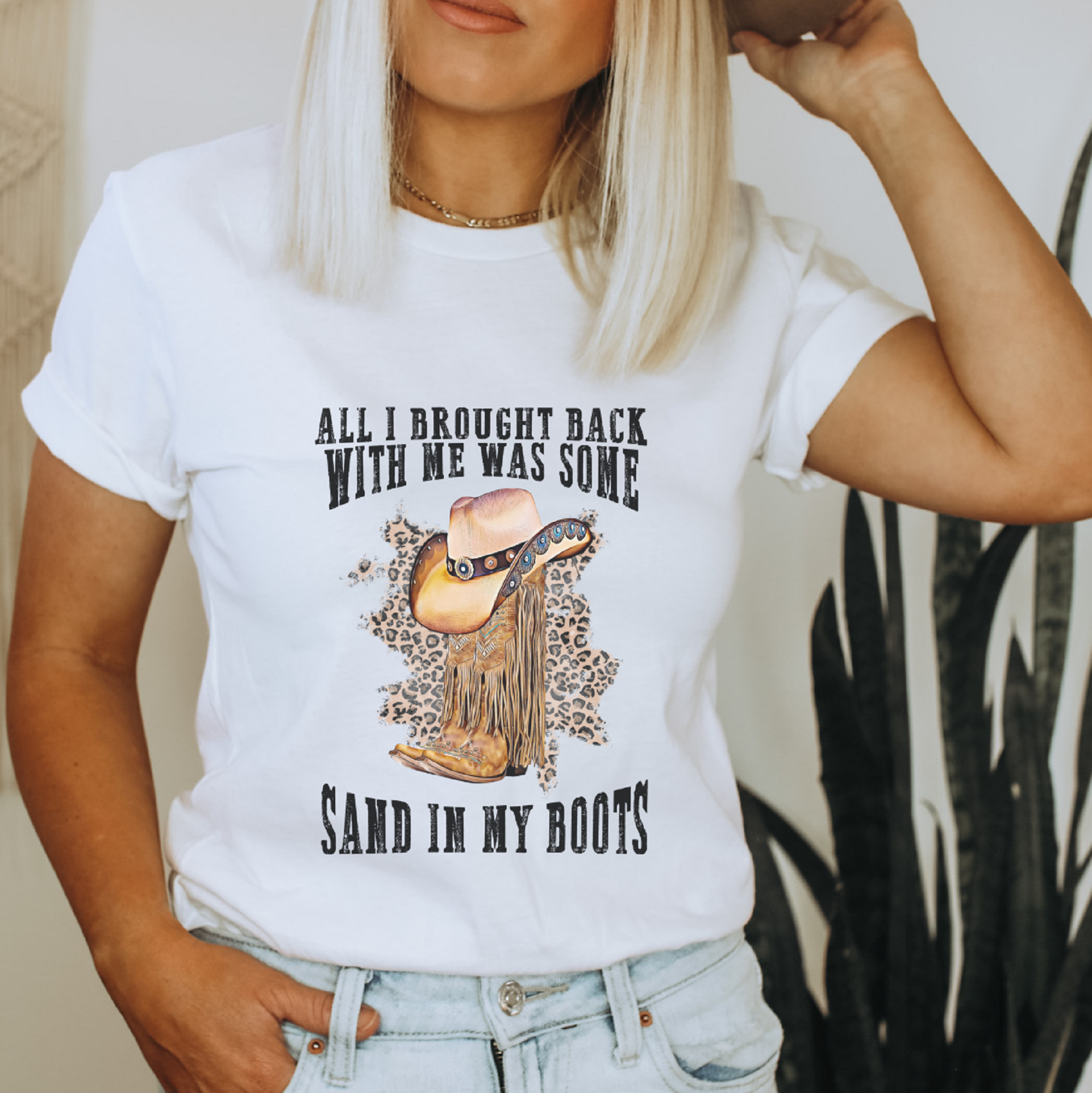 All I Brought Back With Me Was Sand In My Boots T-Shirt