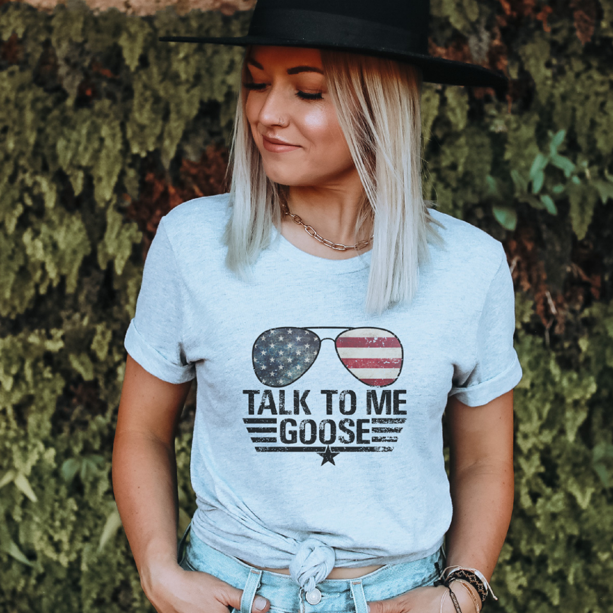 Talk to me Goose Patriotic T-Shirt
