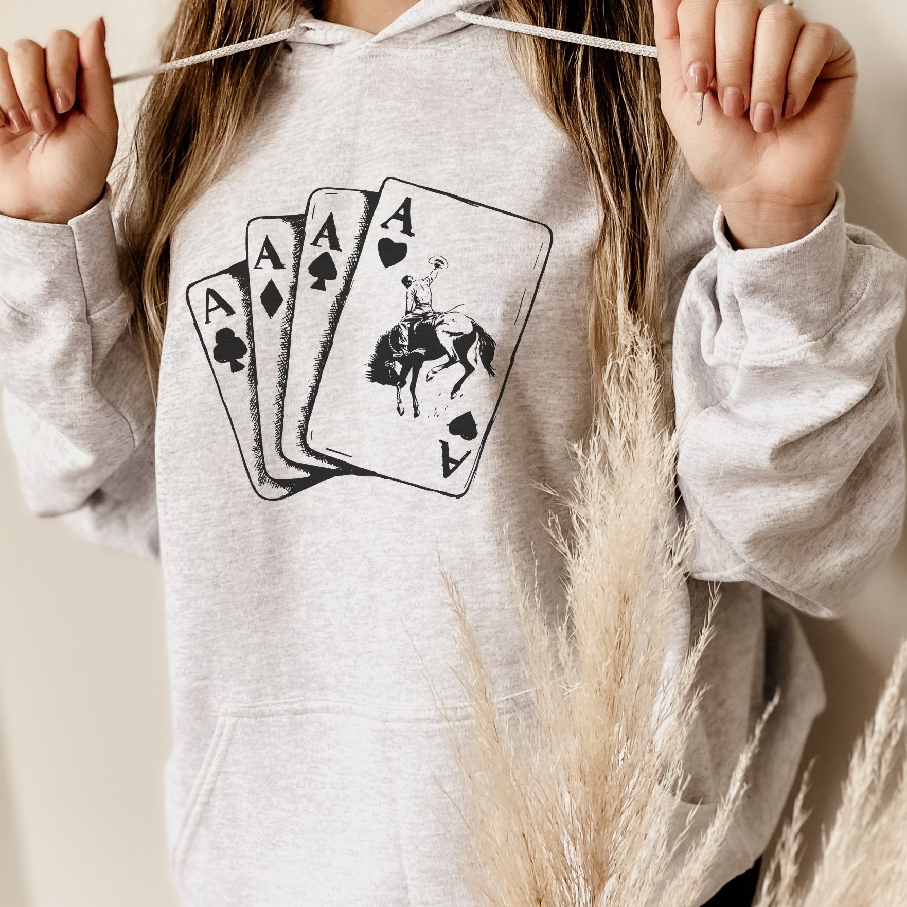 Aces Wild Western Hoodie - Trendznmore