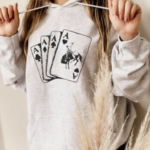 Aces Wild Western Hoodie - Trendznmore