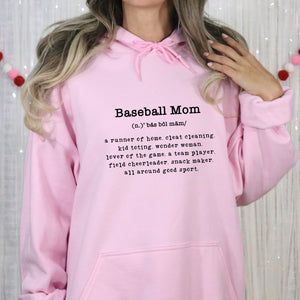 Baseball Mom Definition Hoodie - Trendznmore