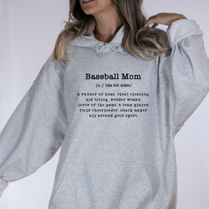 Baseball Mom Definition Hoodie - Trendznmore