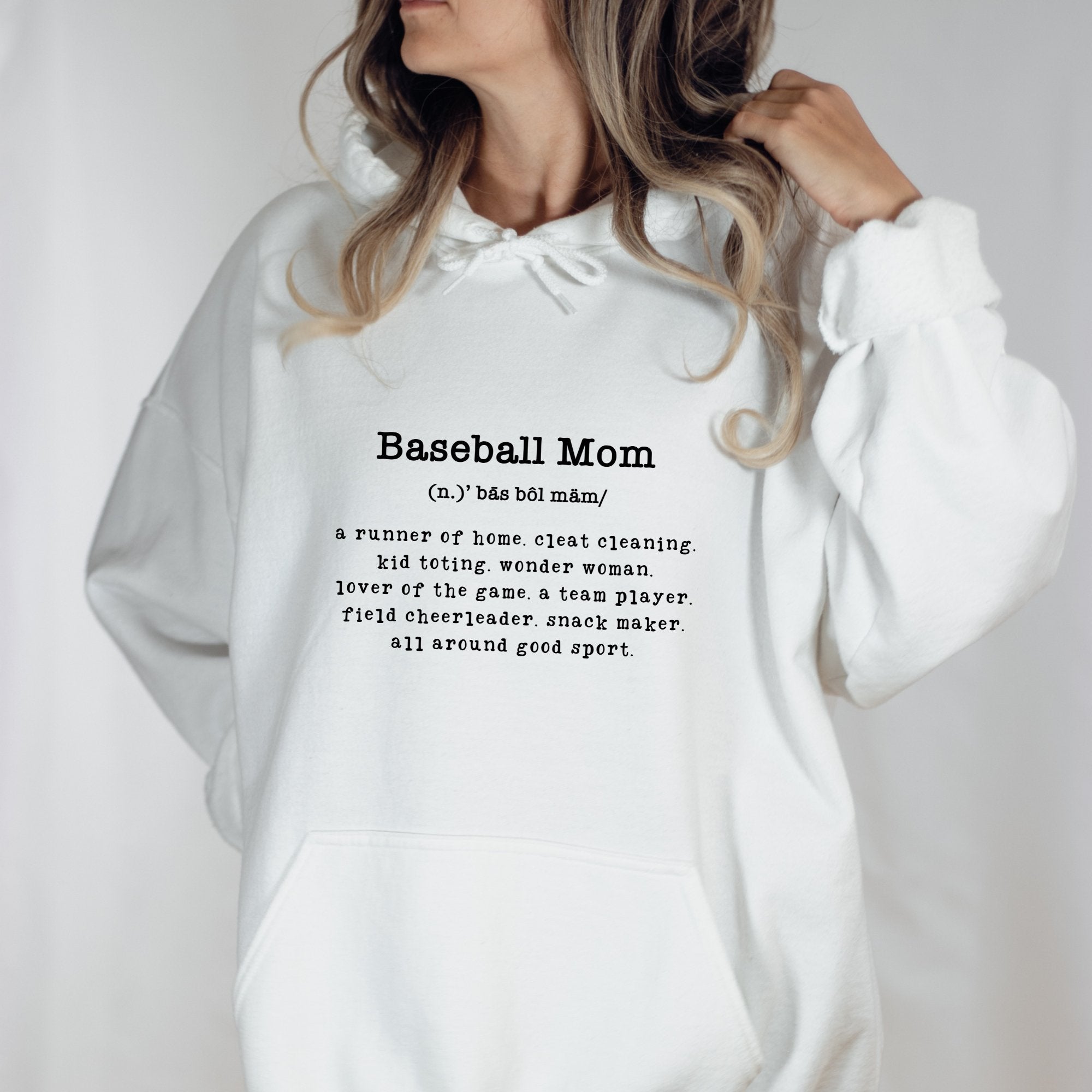 Baseball Mom Definition Hoodie - Trendznmore