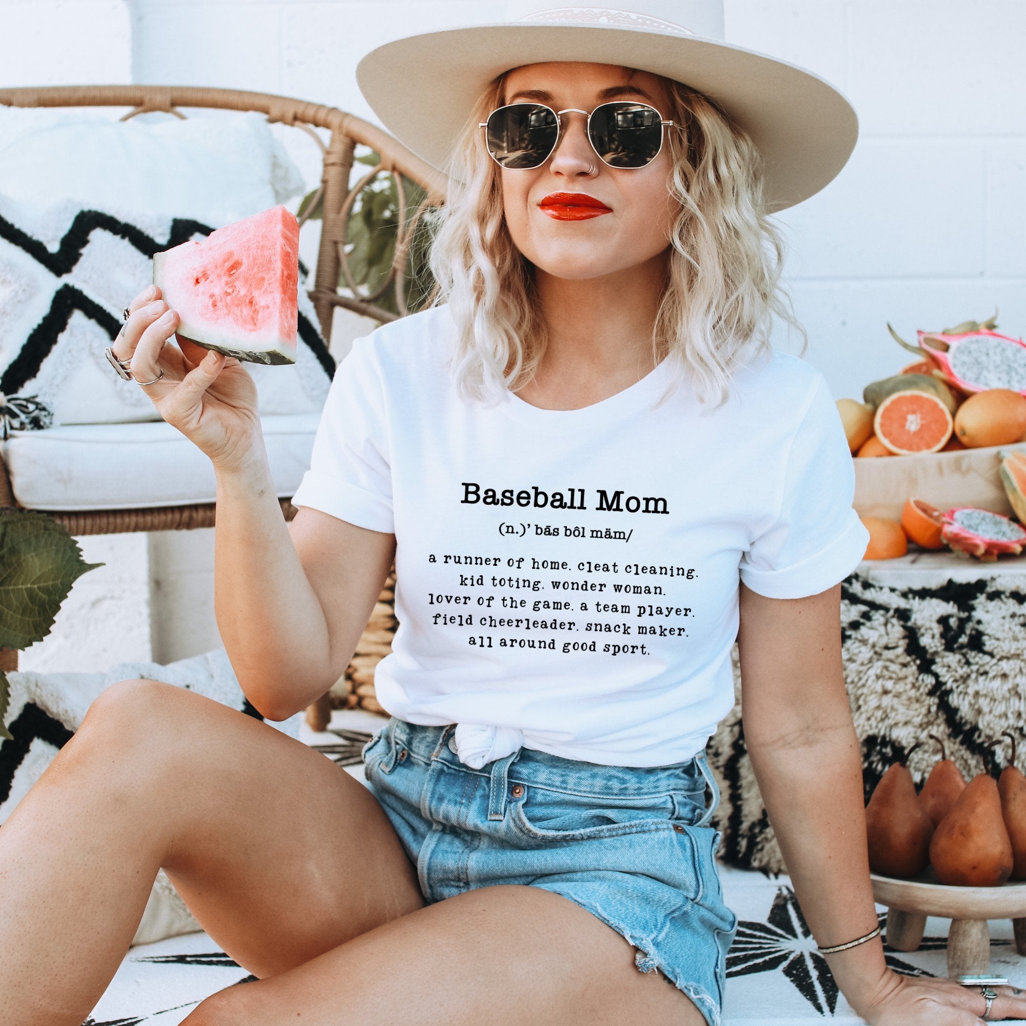 Baseball Mom Definition T-Shirt - Trendznmore