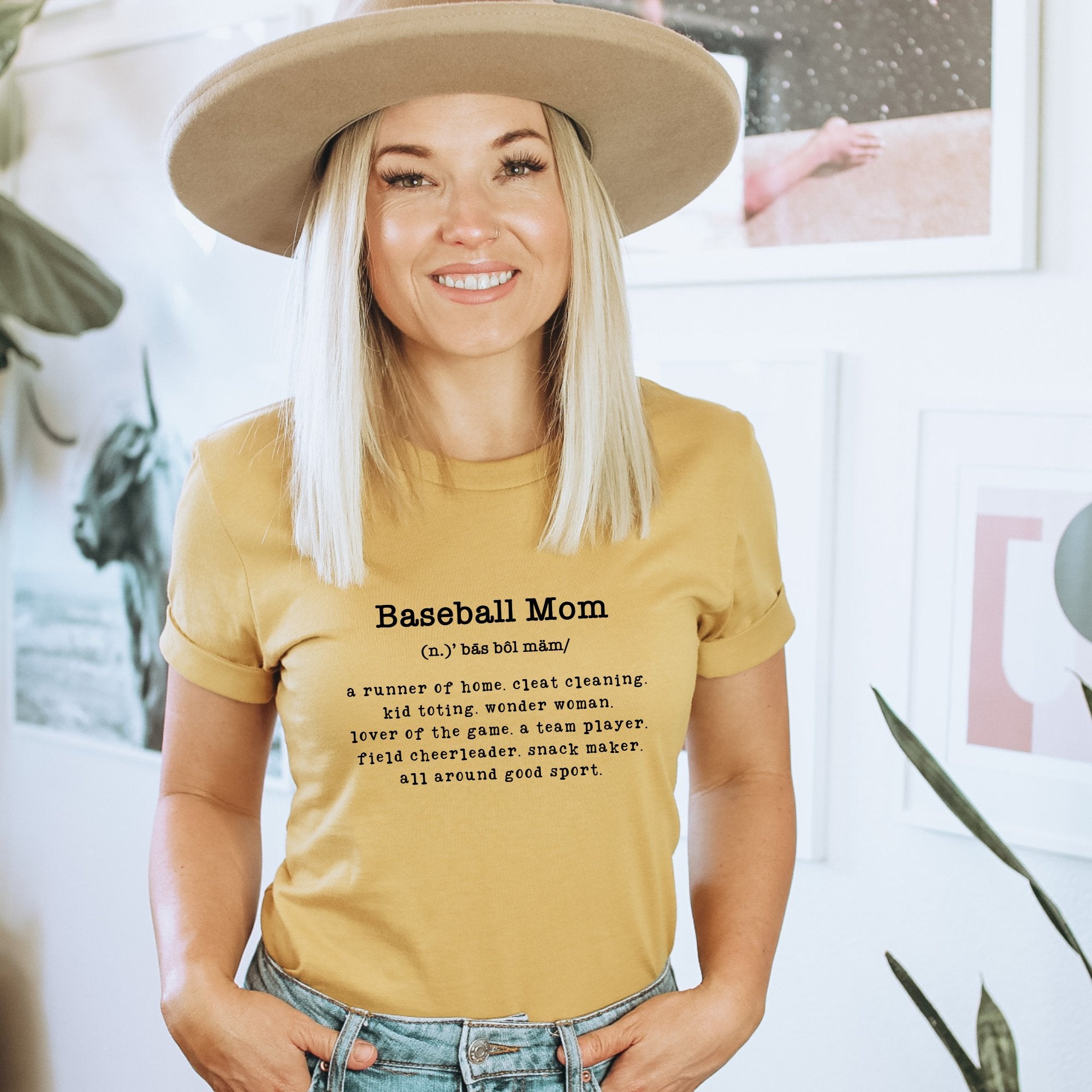 Baseball Mom Definition T-Shirt - Trendznmore