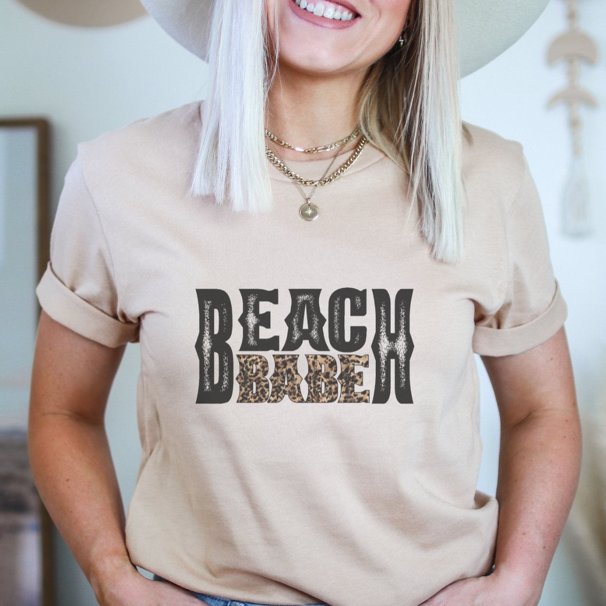 Beach Babe Leopard T-Shirt - Trendznmore