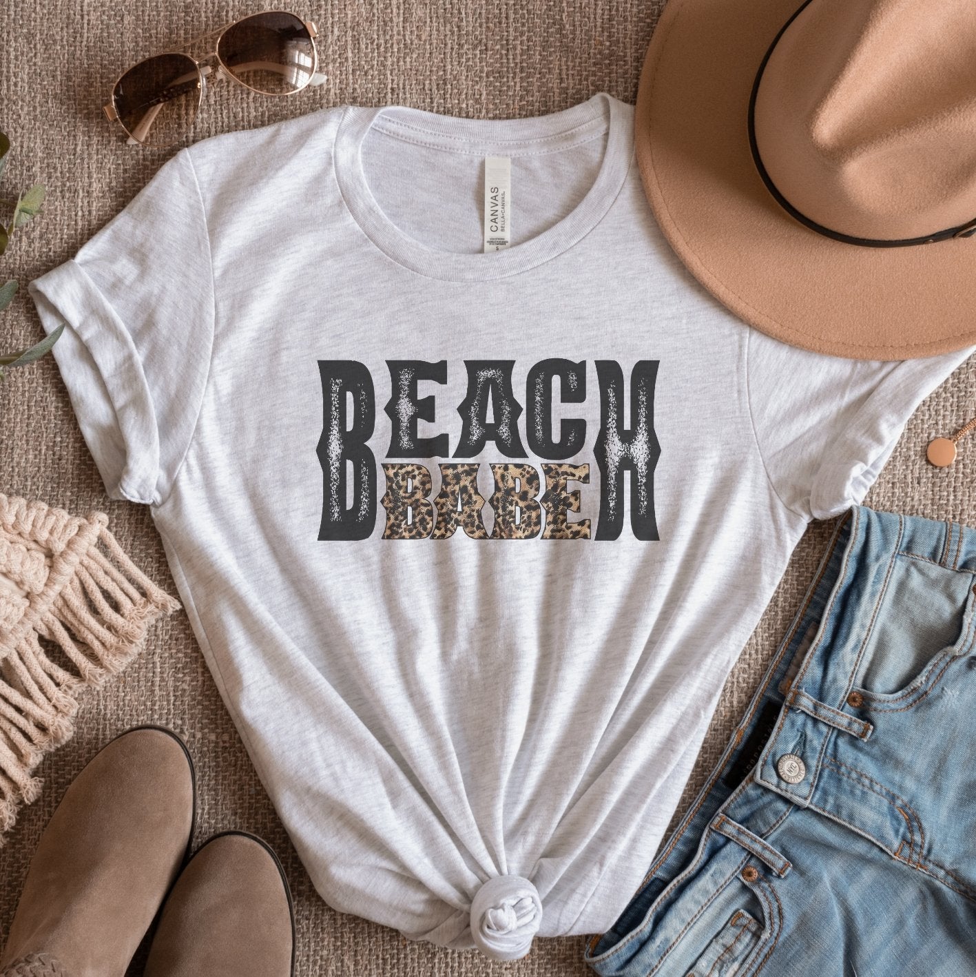 Beach Babe Leopard T-Shirt - Trendznmore