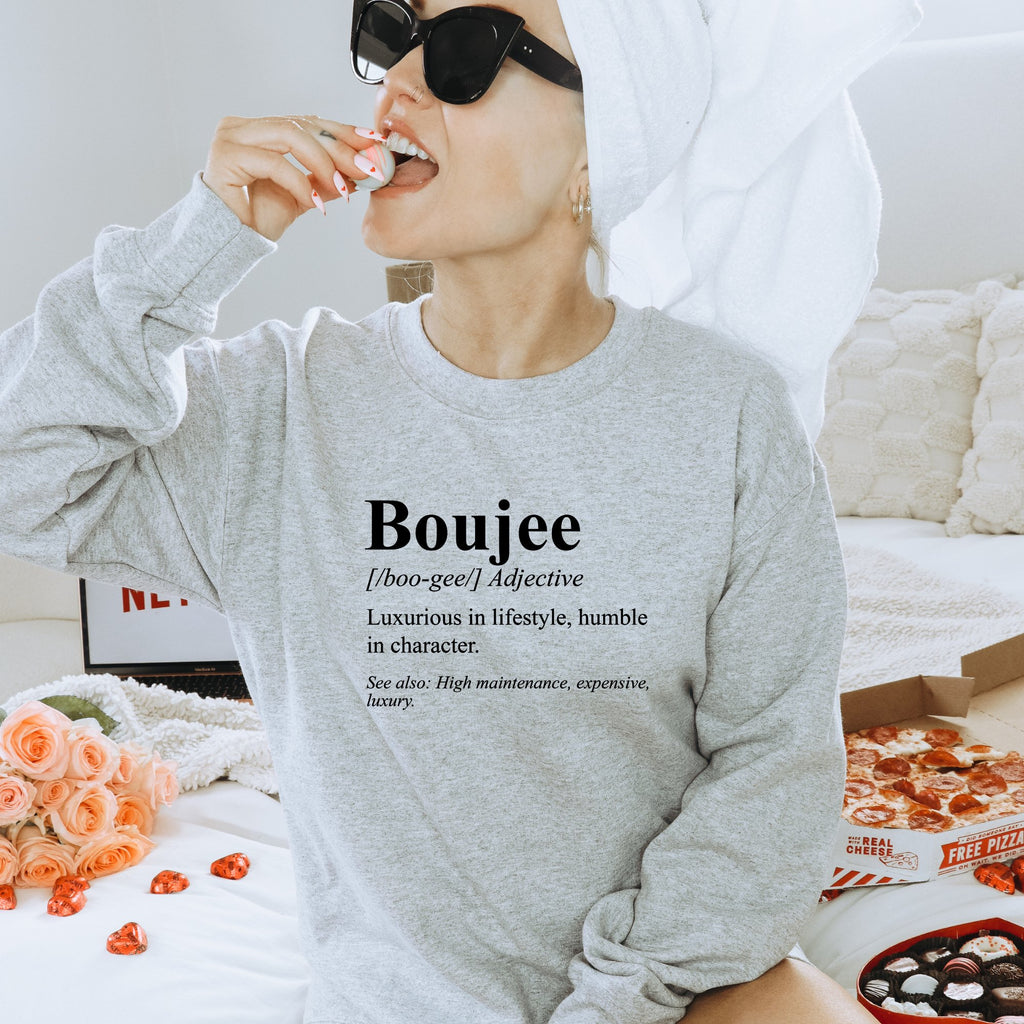 Boujee Defined Crewneck Sweatshirt - Trendznmore