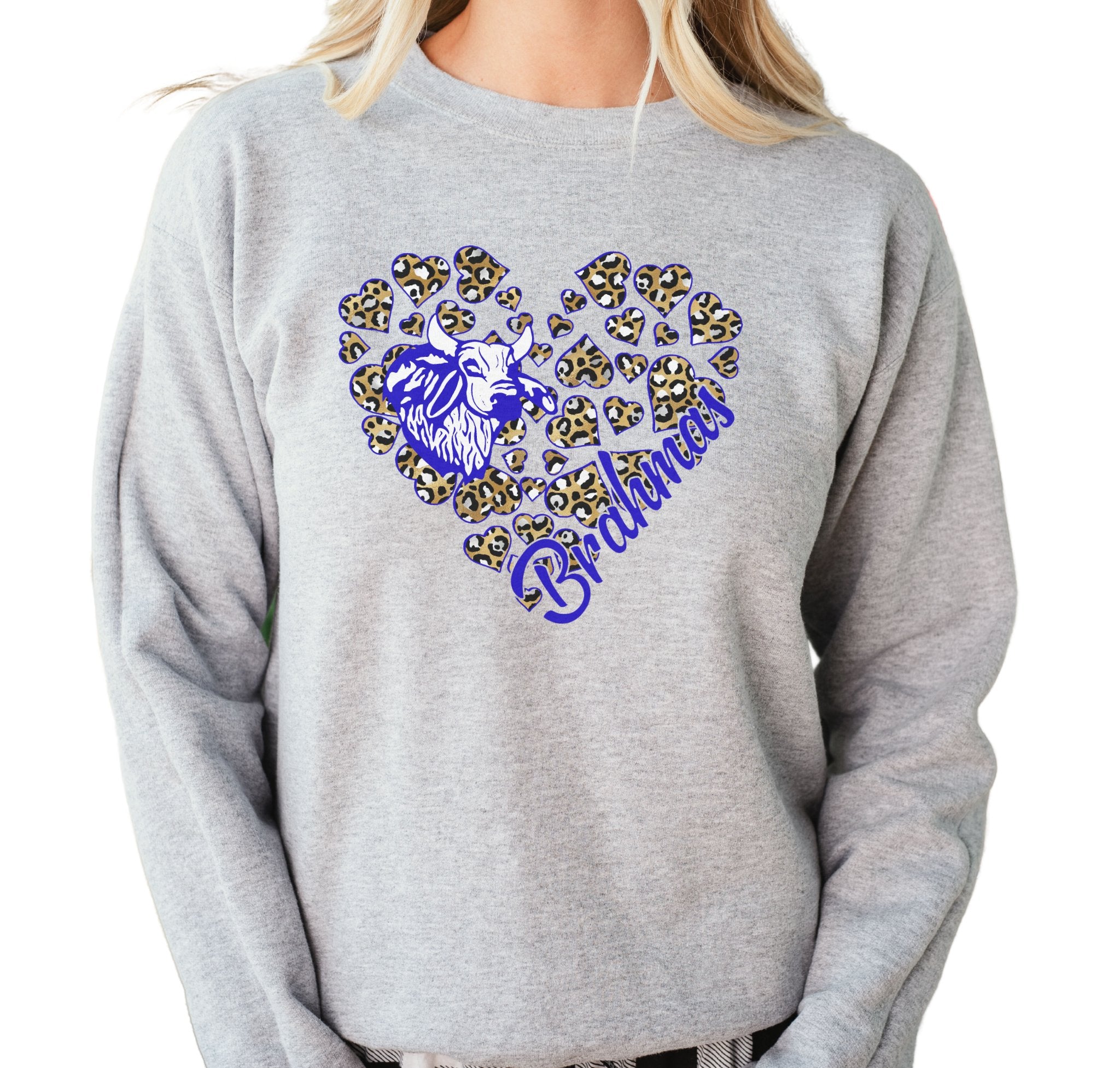 Brahmas Heart Adult Sweatshirt - Trendznmore