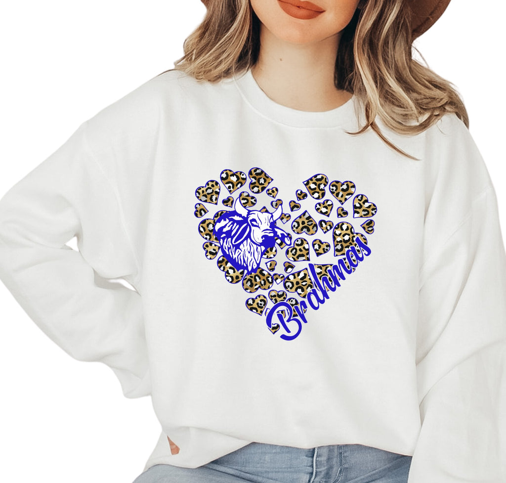 Brahmas Heart Adult Sweatshirt - Trendznmore