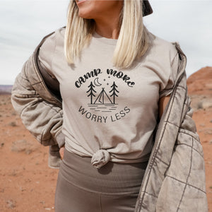 Camp More Worry Less T-Shirt - Trendznmore