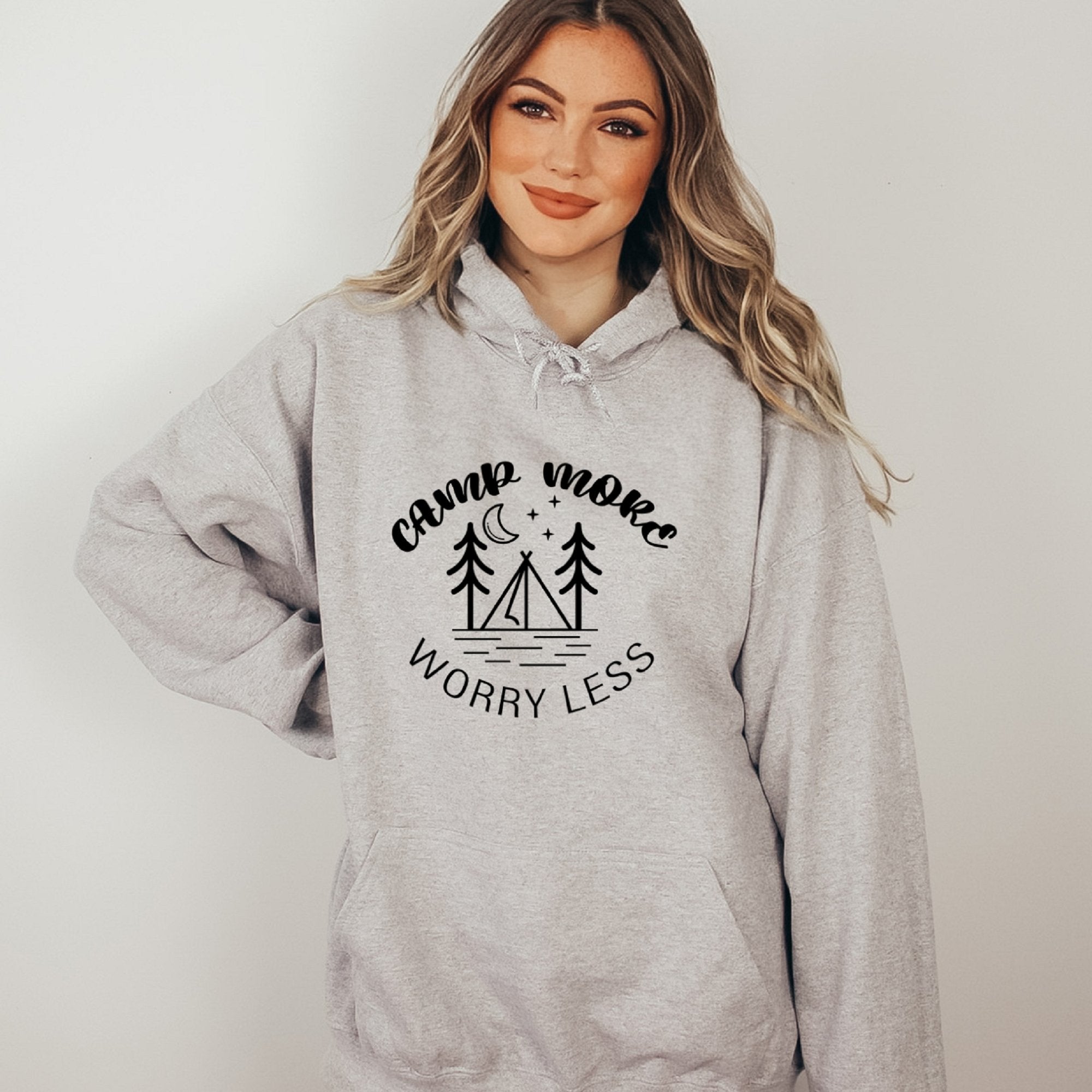 Camp More Worry Less Unisex Hoodie - Trendznmore