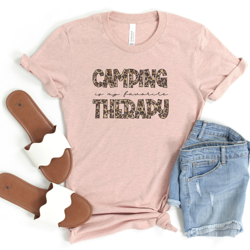 Camping is my Favorite Therapy T-Shirt - Trendznmore