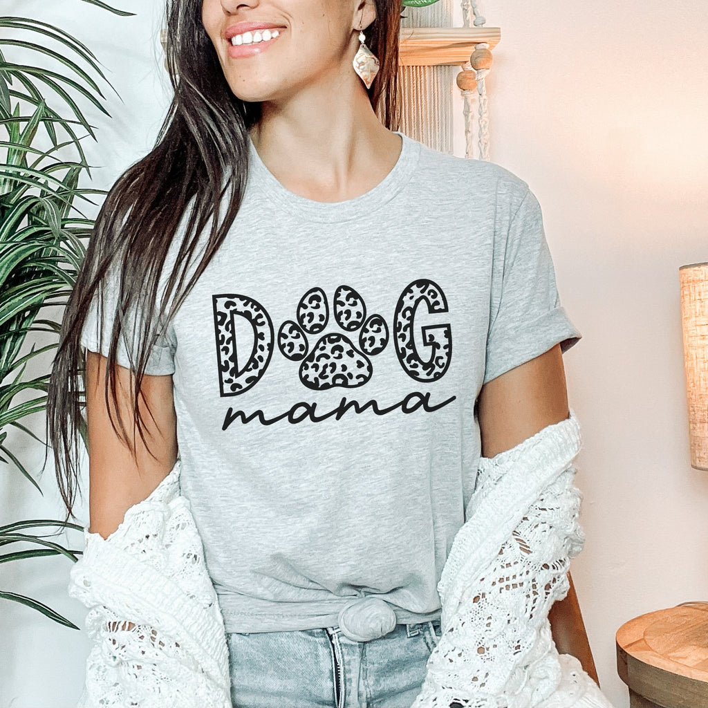 Cheetah Dog Mama T-Shirt - Trendznmore