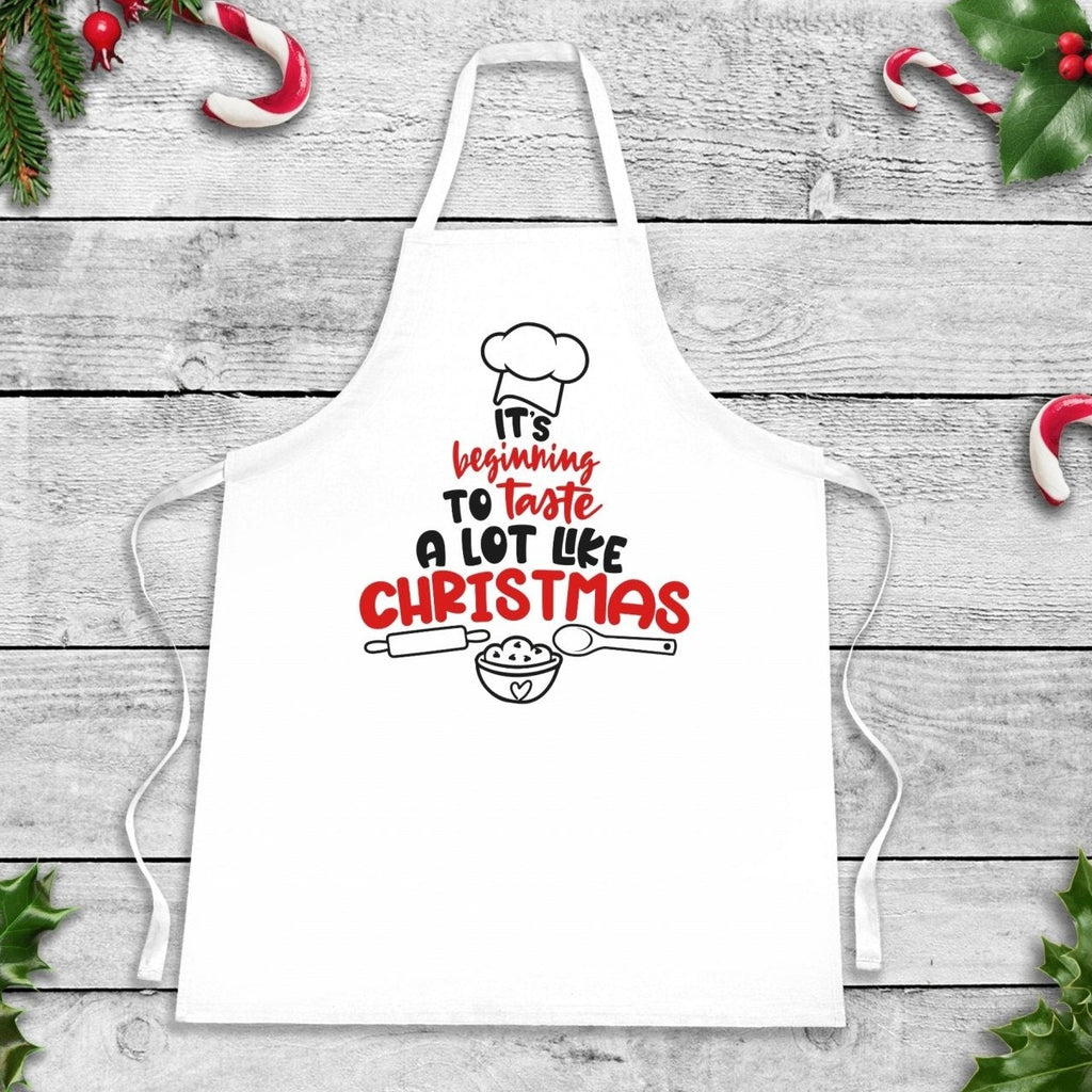 Christmas Baking Aprons - Beginning to Taste a Lot Like Christmas - Trendznmore