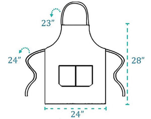 Christmas Baking Aprons - We Whisk You a Merry Christmas - Trendznmore
