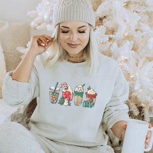 Christmas Coffee Lovers Sweatshirt - Trendznmore
