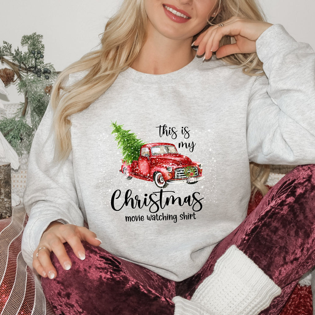 Christmas Movie Watching Shirt Sweatshirt - Trendznmore