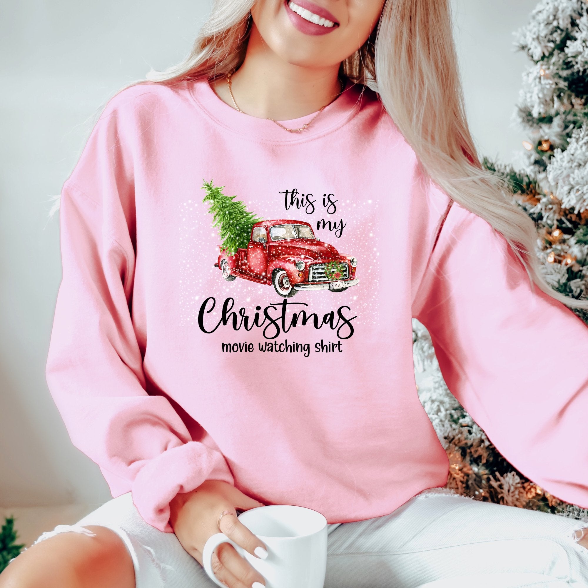 Christmas Movie Watching Shirt Sweatshirt - Trendznmore