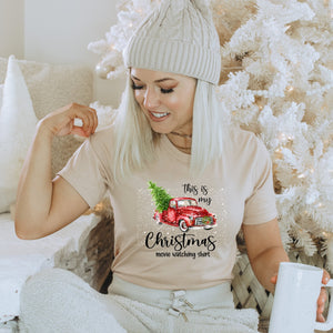 Christmas Movie Watching T-Shirt - Trendznmore