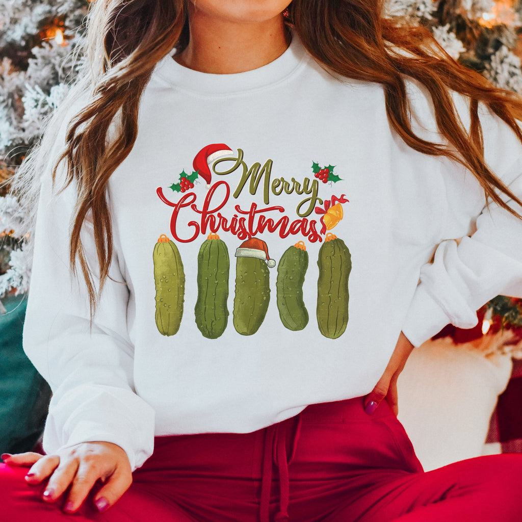 Christmas Pickle Sweatshirt - Trendznmore