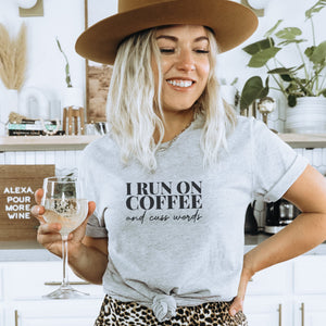 Coffee & Cuss Words T-Shirt - Trendznmore