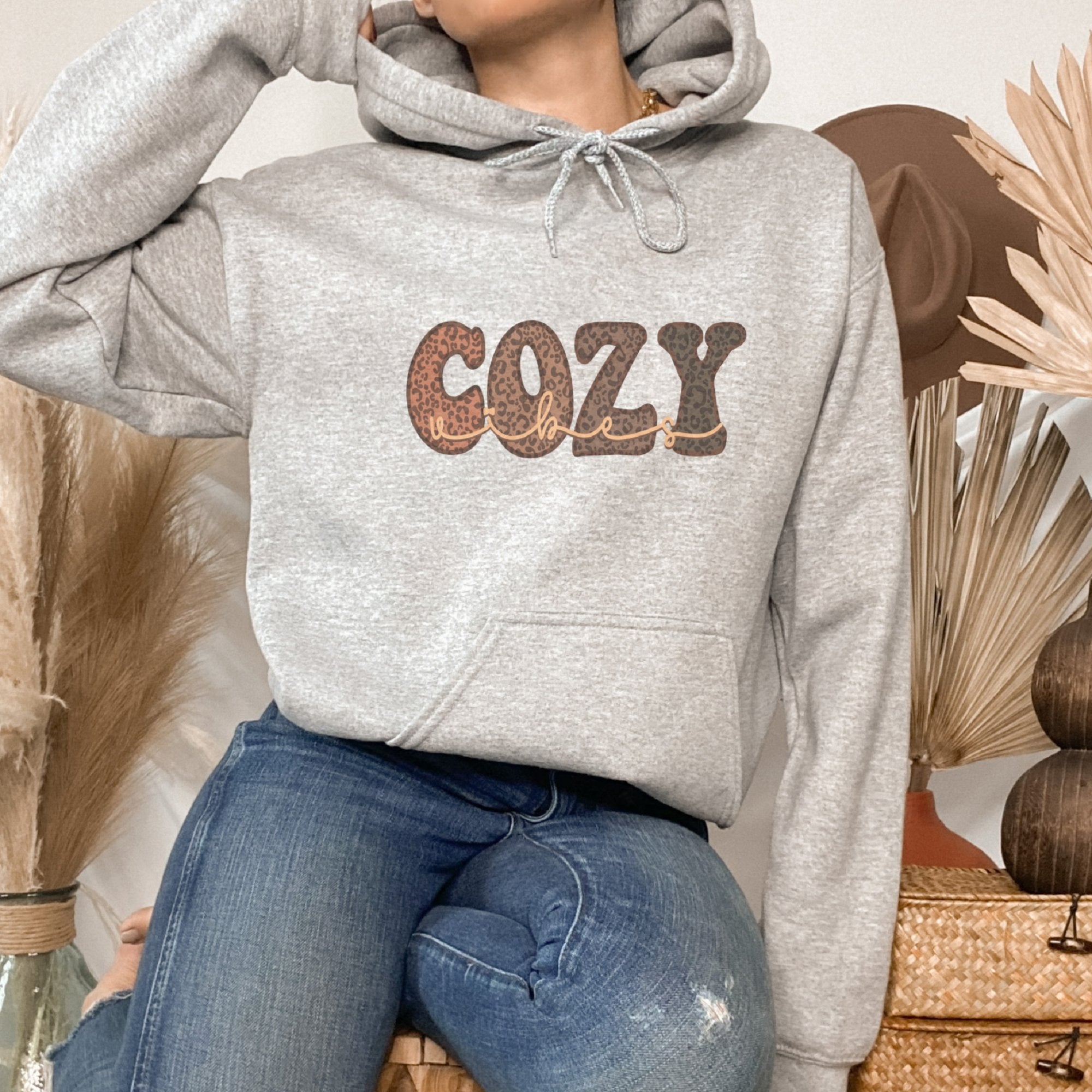 Cozy Vibes Leopard Hoodie - Trendznmore