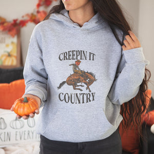 Creepin it Country Halloween Hoodie - Trendznmore