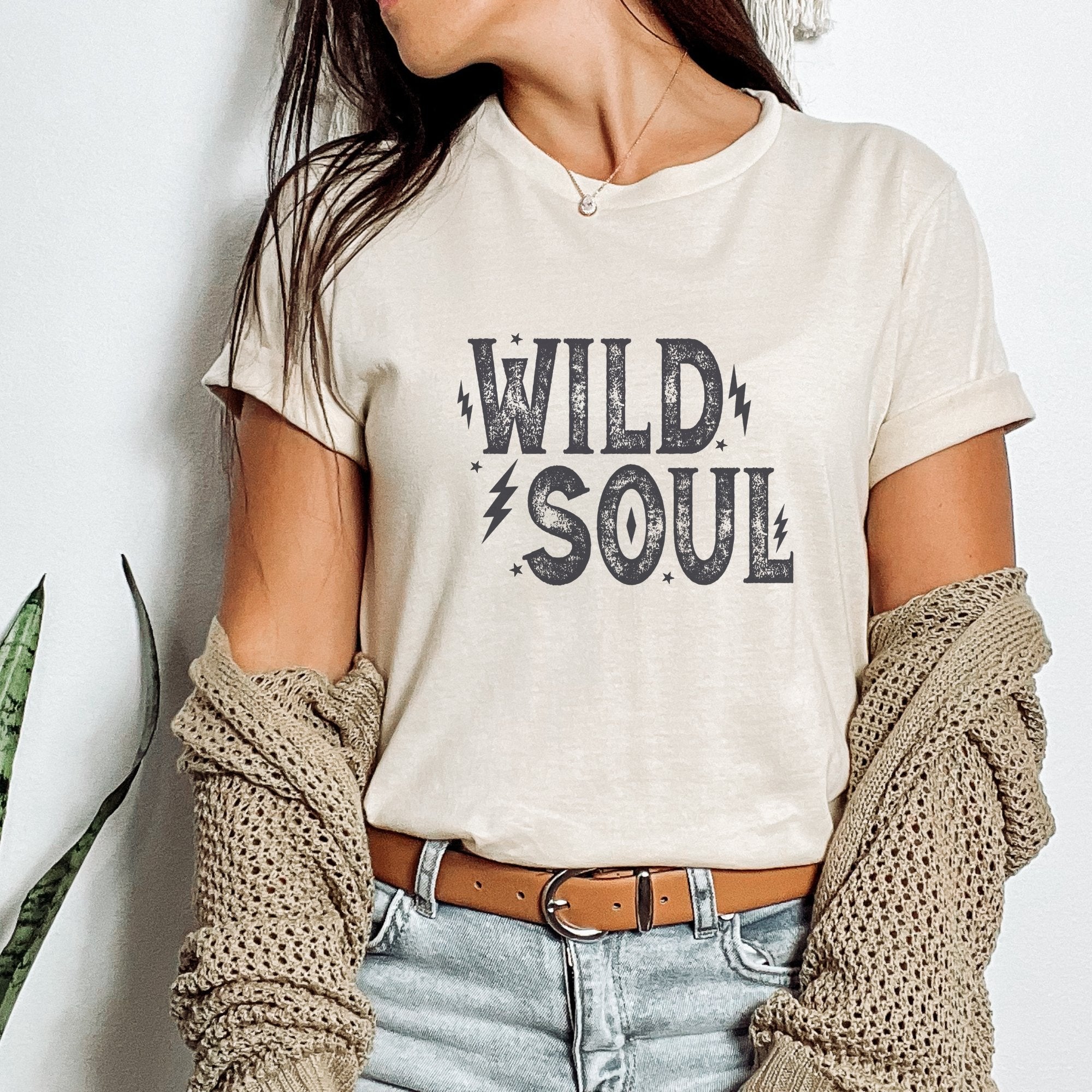 Distressed Wild Soul Western T-Shirt - Trendznmore