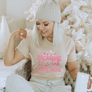 Dreaming of a Pink Christmas T-shirt - Trendznmore