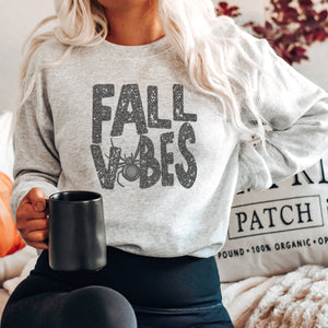 Fall Vibes Spider Crewneck Sweatshirt - Trendznmore