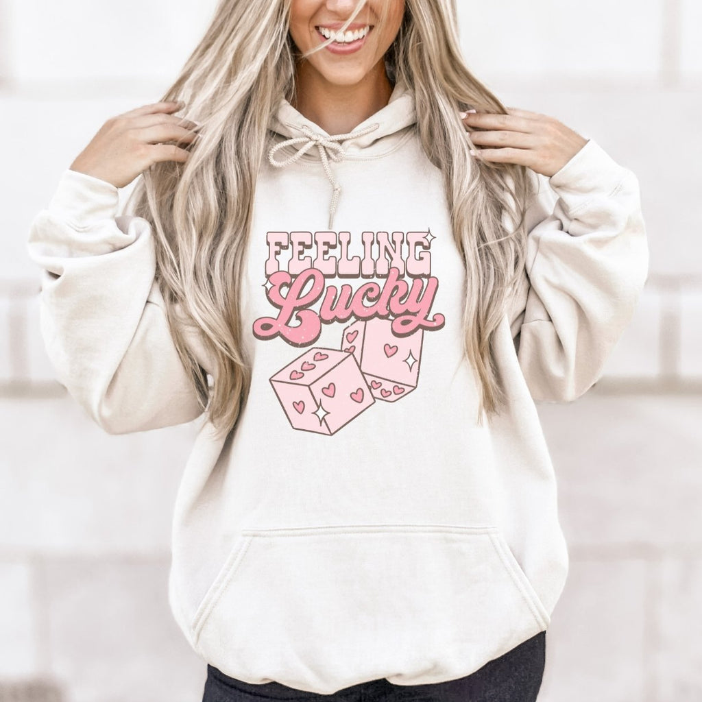 Feeling Lucky Valentines Hoodie - Trendznmore