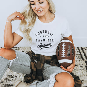 Football Season is my Favorite Season Graphic T-Shirt - Trendznmore