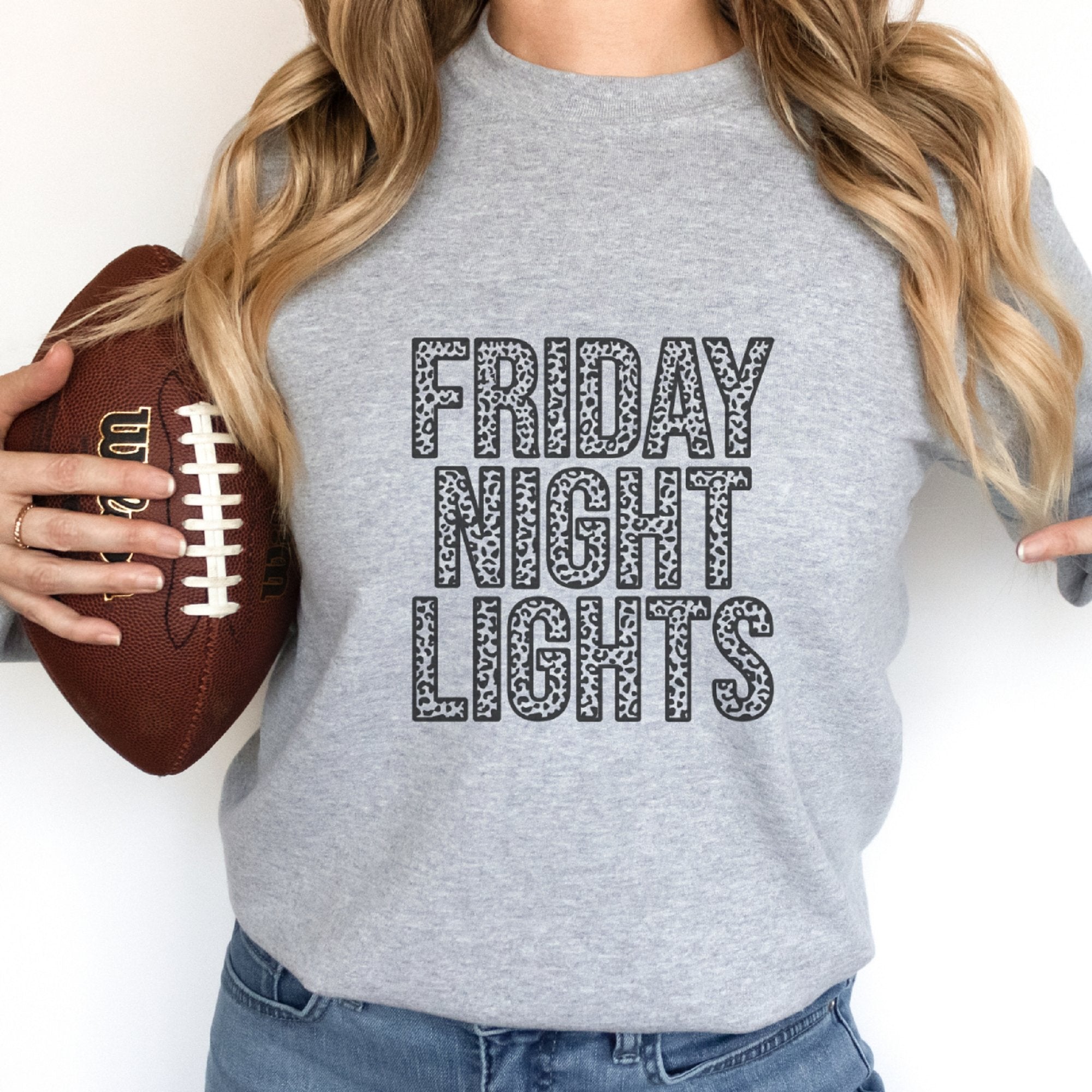Friday Night Lights Cheetah Crewneck Sweatshirt - Trendznmore