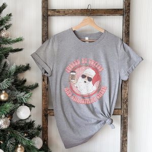 Fueled by Coffee and Christmas Cheer Christmas T-shirt - Trendznmore