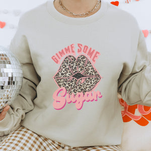 Gimme Some Sugar Valentines Crewneck Sweatshirt - Trendznmore