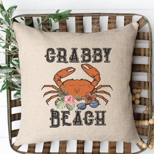 Grabby Beach Pillow Cover - Trendznmore