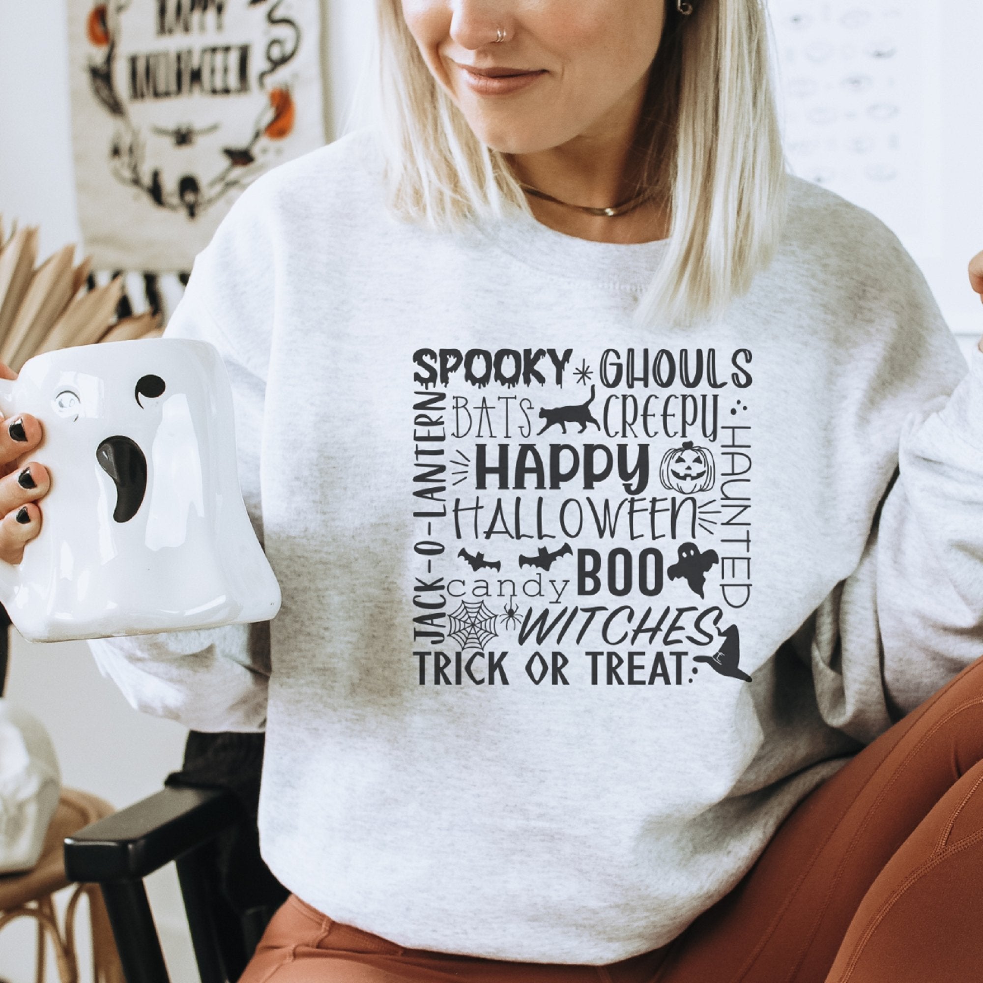 Halloween Theme Sweatshirt - Trendznmore