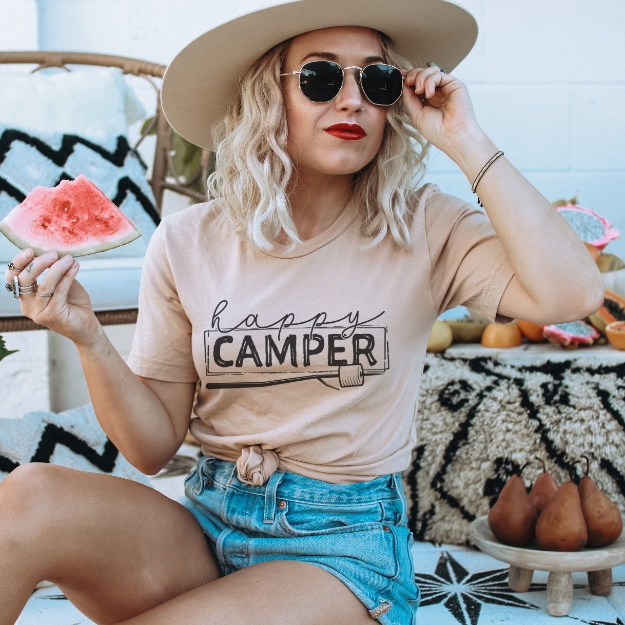 Trendznmore – T-Shirt Happy Camper