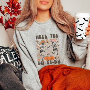 Heel Toe Do-Si-Do Western Halloween Sweatshirt - Trendznmore