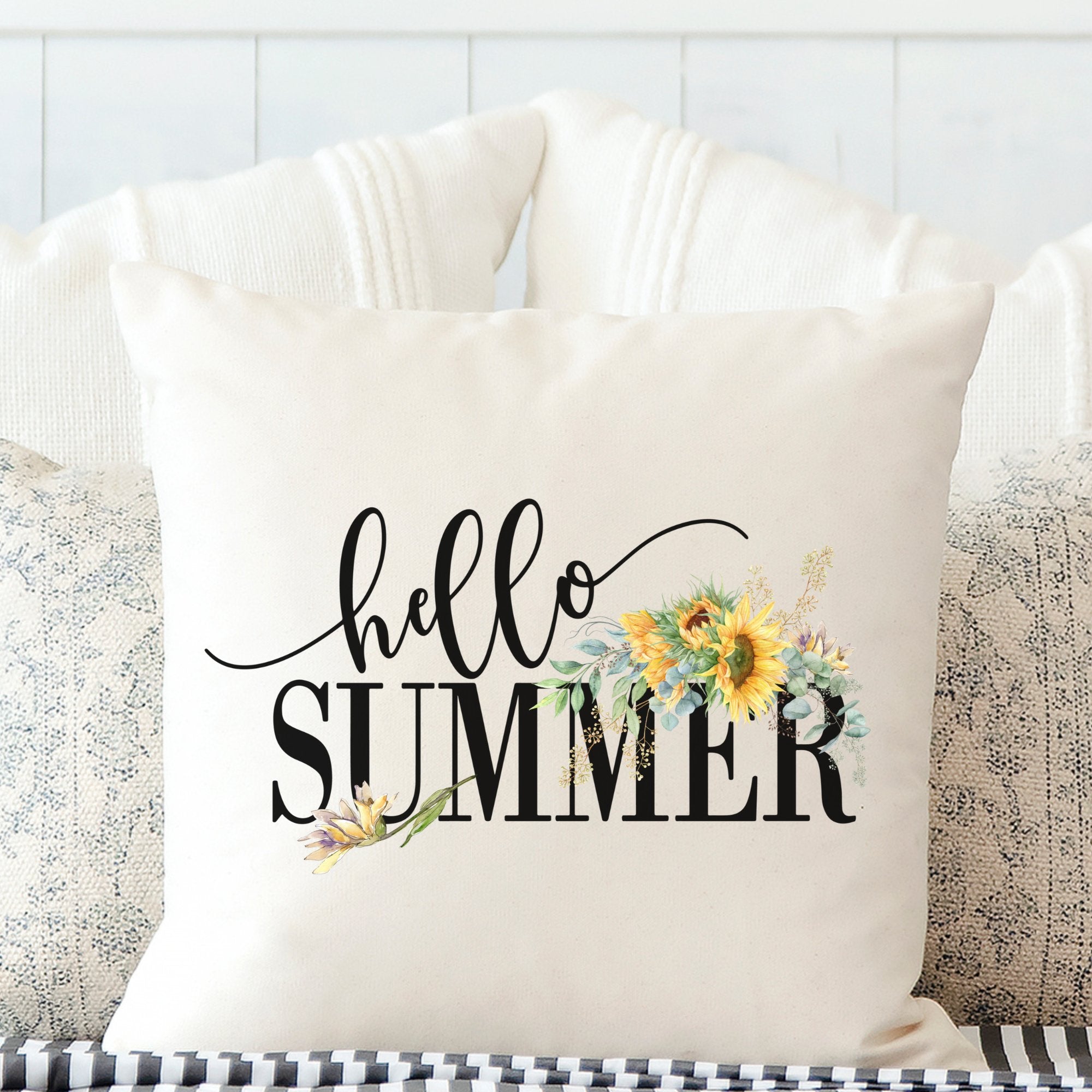Hello Summer Pillow Cover - Trendznmore