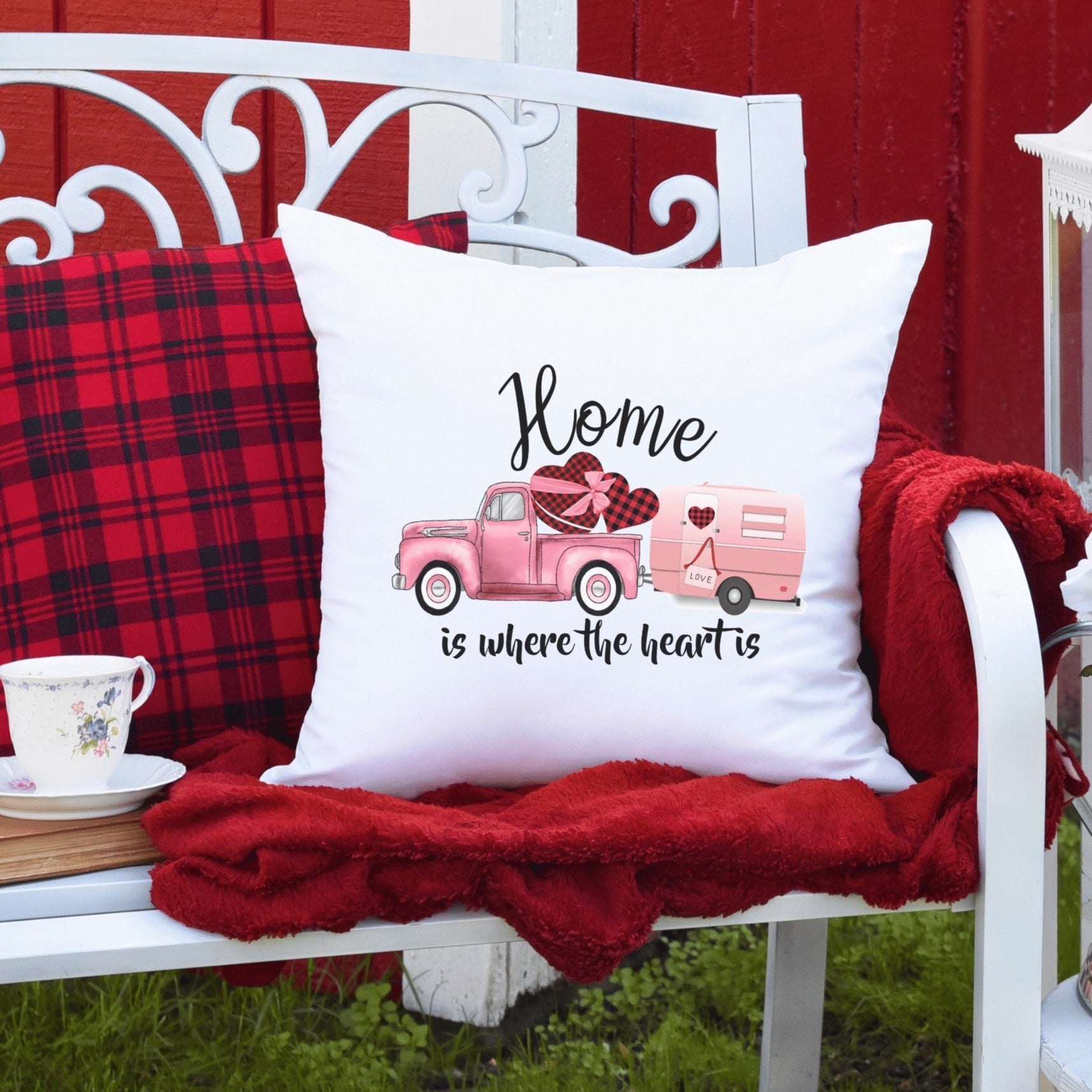 Home is where the heart is Pillow Cover - Trendznmore