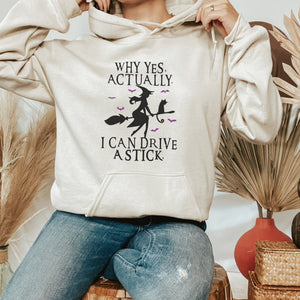 I Can Drive a Stick Halloween Hoodie - Trendznmore