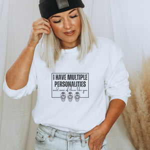 I have Multiple Personalities Crewneck Sweatshirt - Trendznmore