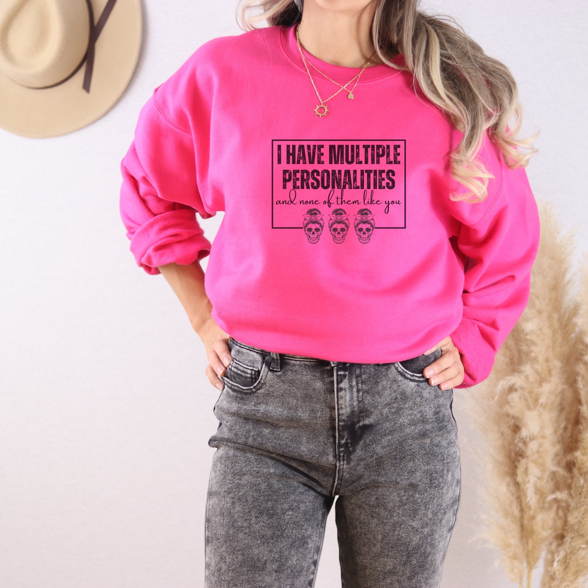 I have Multiple Personalities Crewneck Sweatshirt - Trendznmore