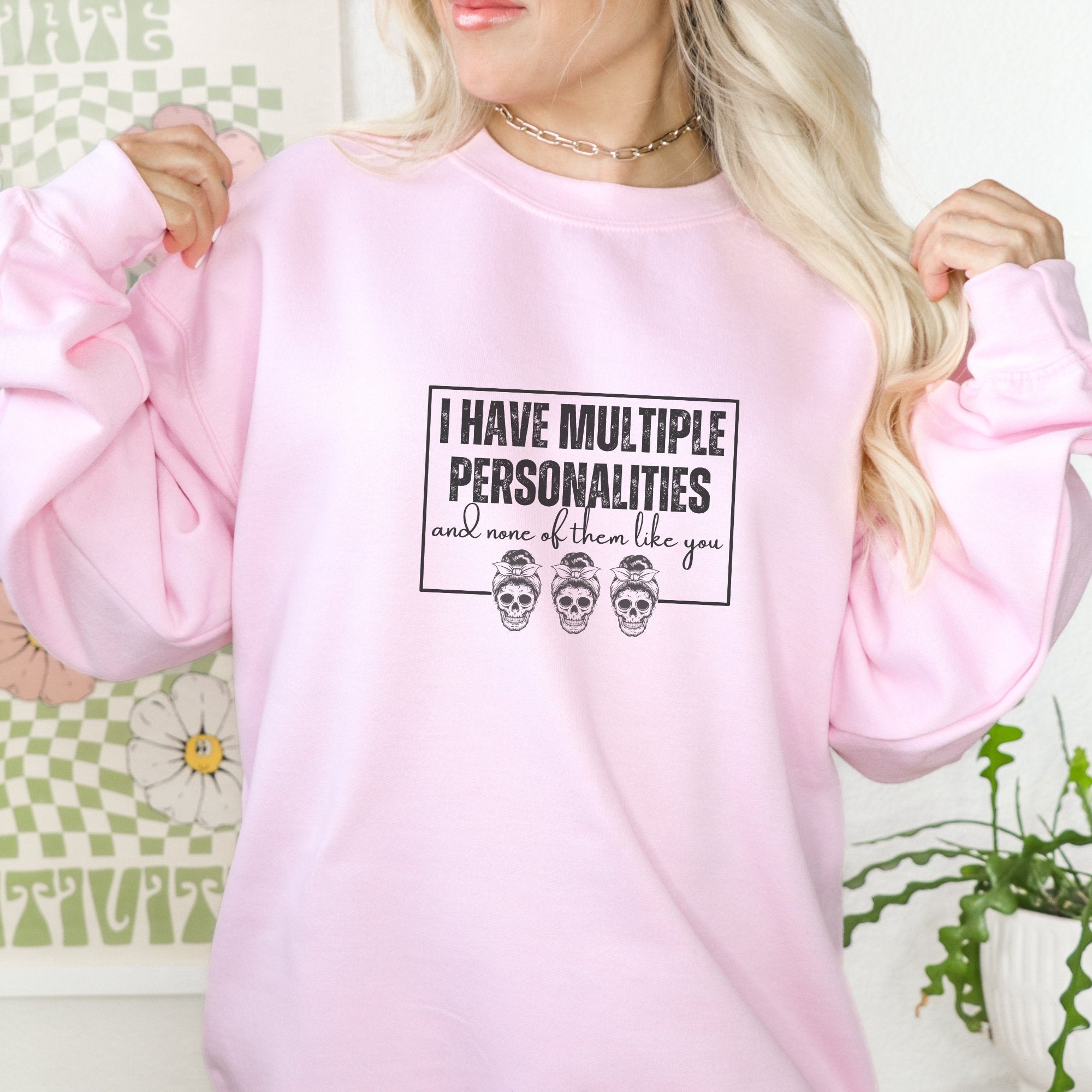 I have Multiple Personalities Crewneck Sweatshirt - Trendznmore