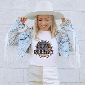 I Love My Country T-Shirt - Trendznmore