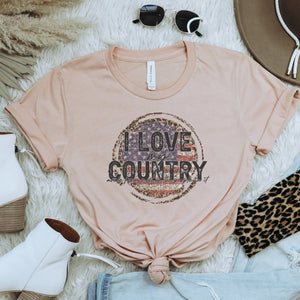 I Love My Country T-Shirt - Trendznmore
